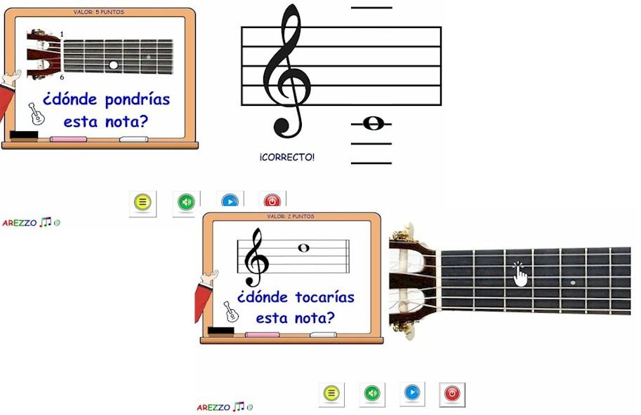 Juegos para el aprendizaje de solfeo